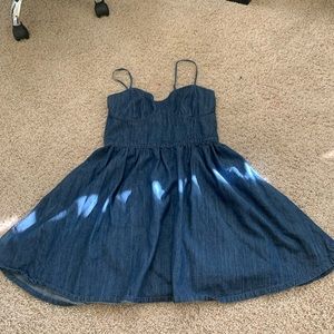 Stretchy jean dress